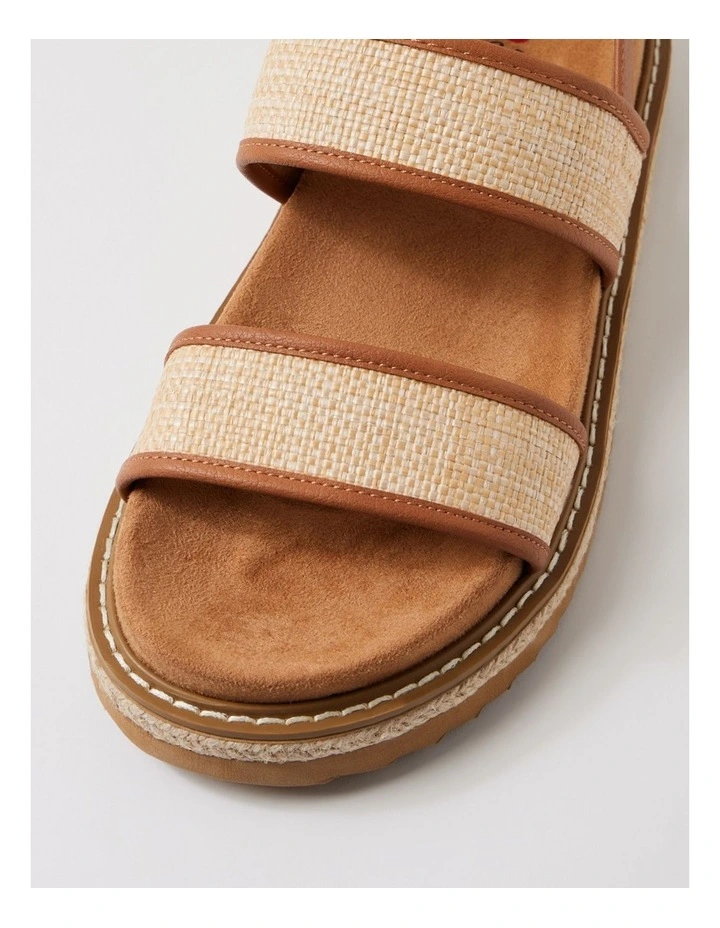 Herry Tan Natural Syn Raffia Sandals image 4