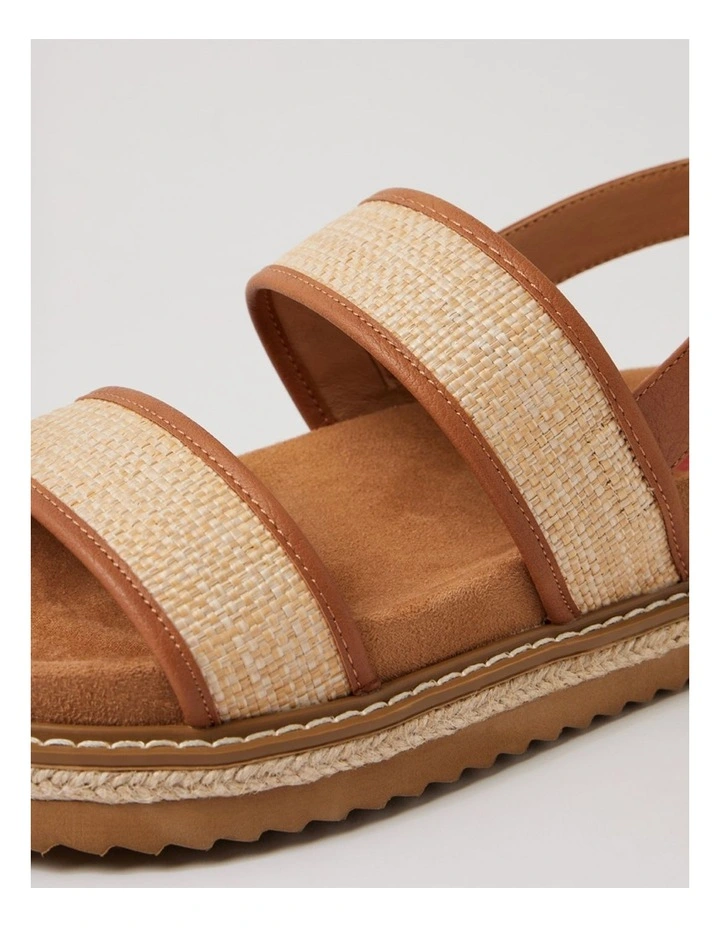 Herry Tan Natural Syn Raffia Sandals image 5