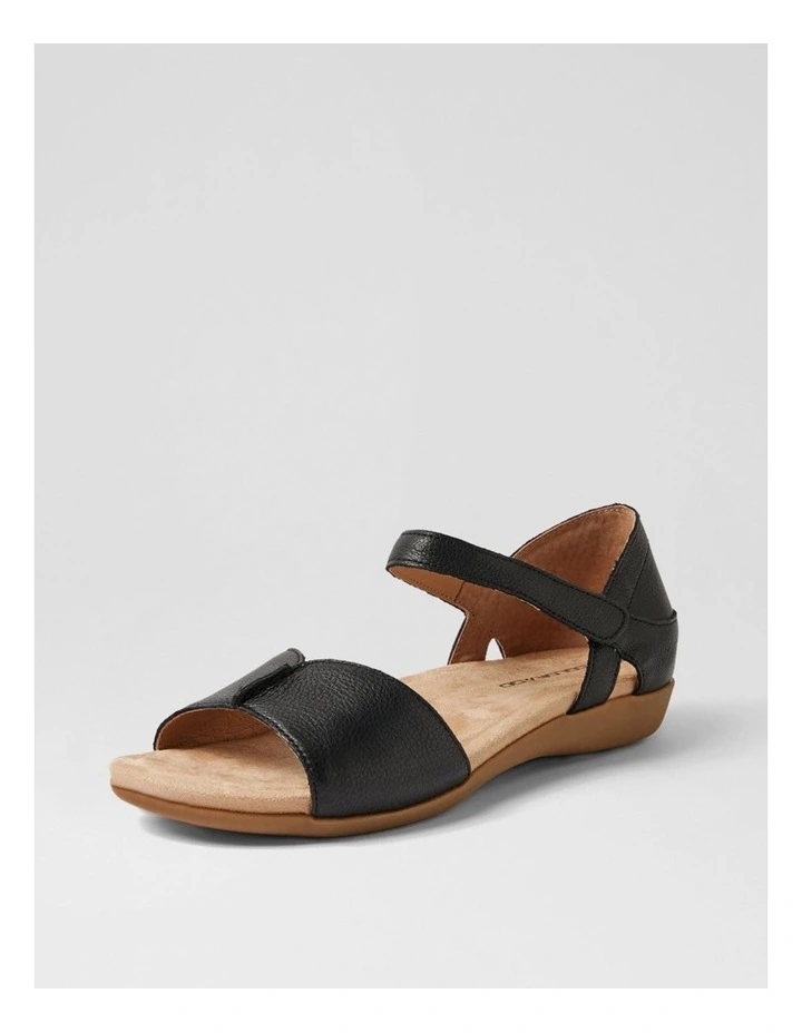 Cherry Black Leather Sandals image 2
