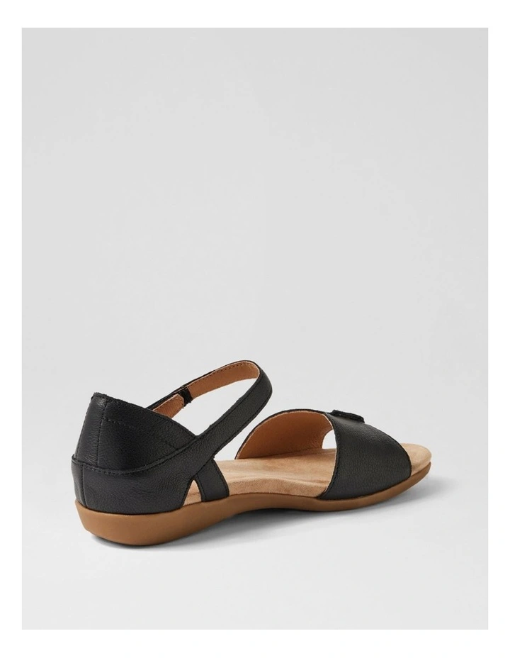 Cherry Black Leather Sandals image 3