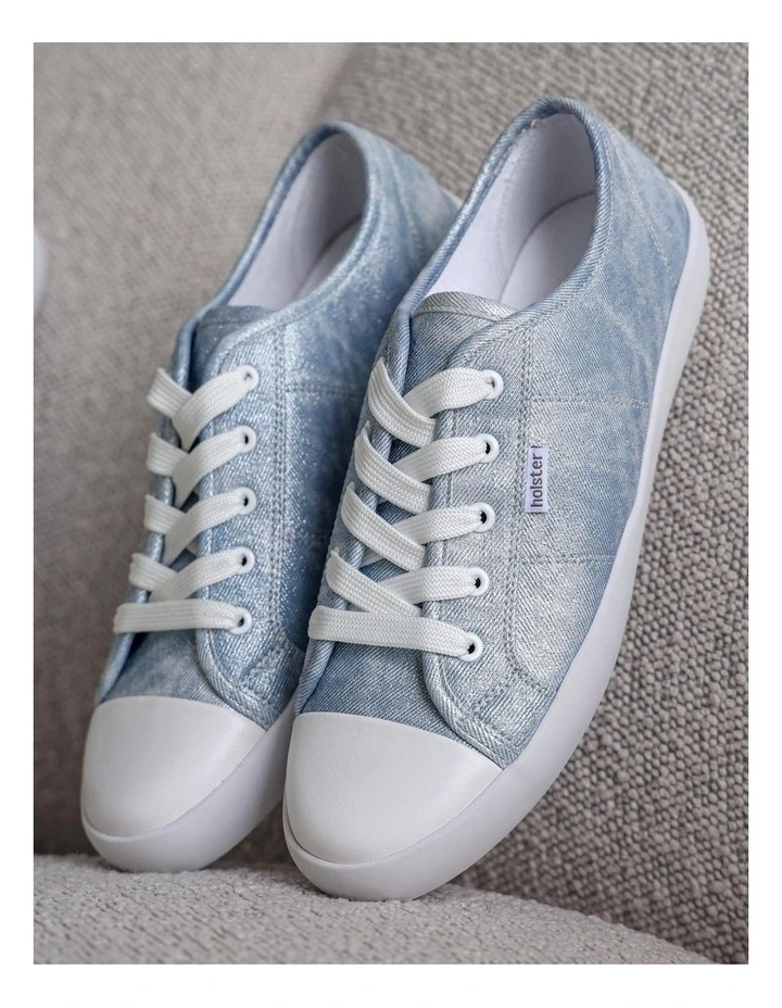 Cleo Shoes in Light Denim Shimmer image 3