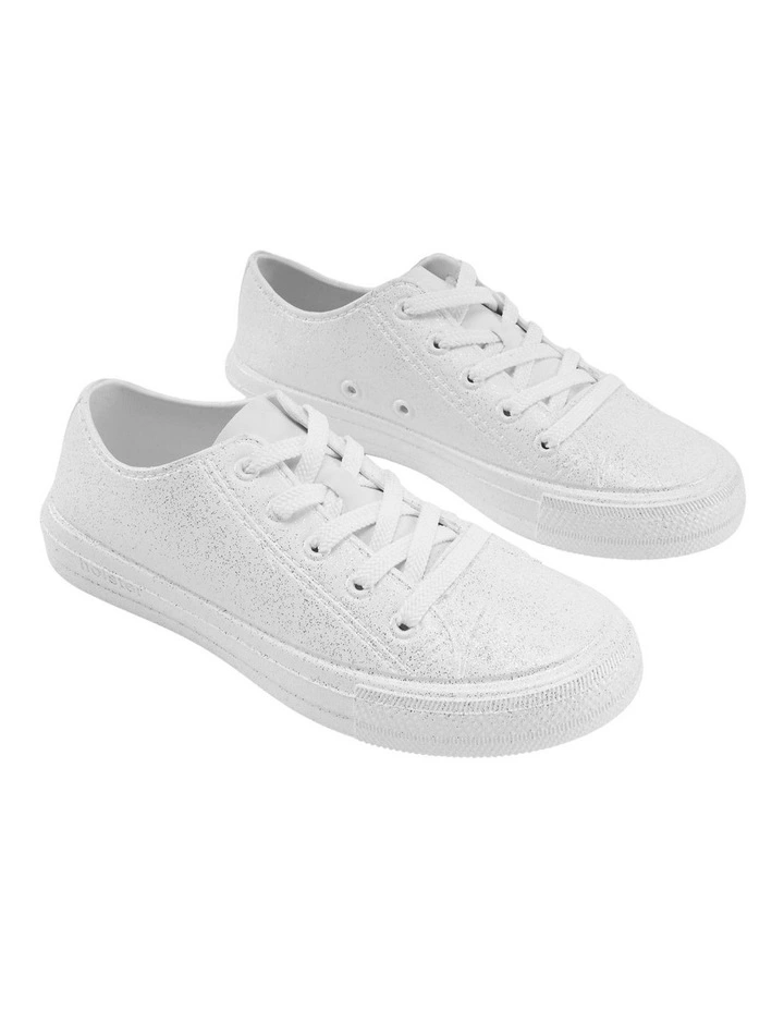 Connie Shoes in White Gliter image 3