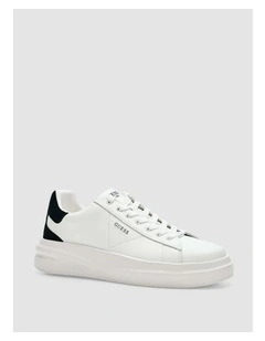 Black Elbina Sneakers in White