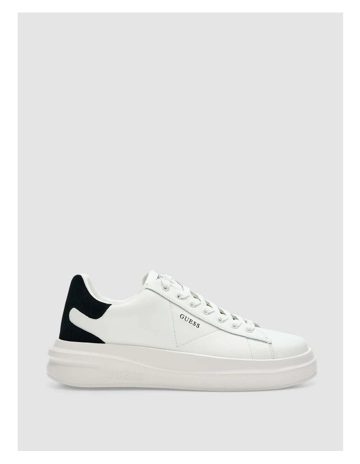 Black Elbina Sneakers in White image 2