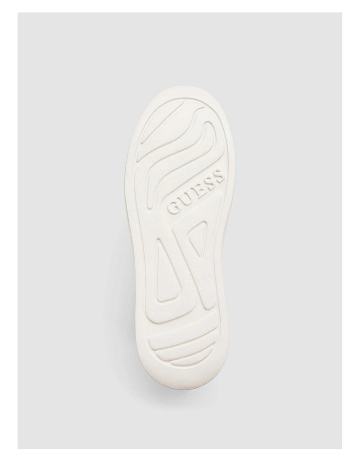 Black Elbina Sneakers in White image 5