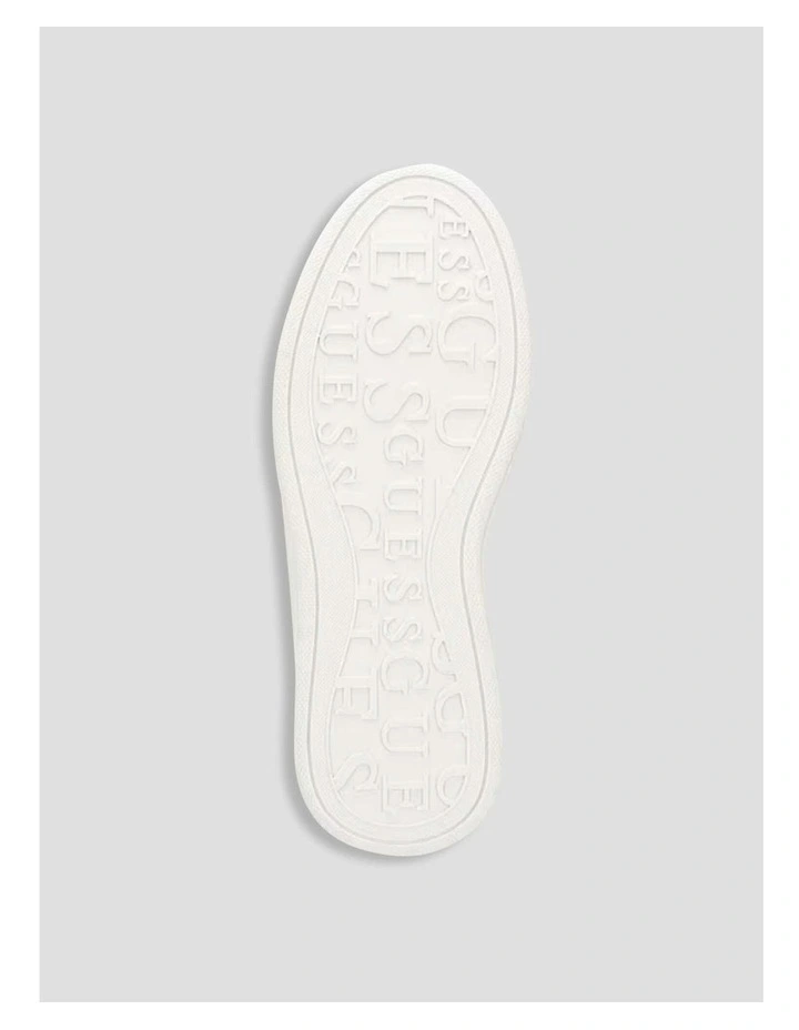 Multi Rozinn Wedge Sneakers in White image 6