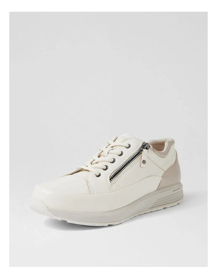 Prostep White Leather Sneakers image 2