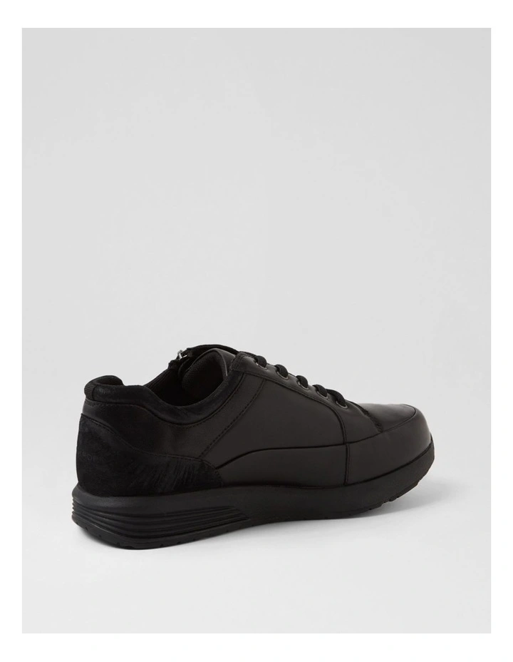 Prostep Black Leather Sneakers image 3