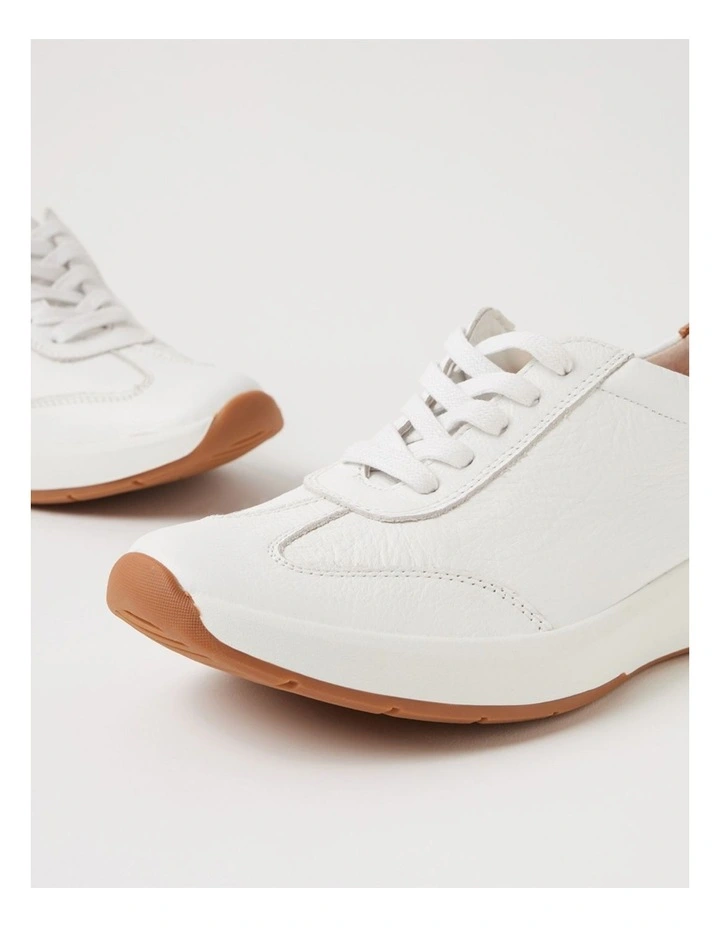 Tru Balance White Leather Sneakers image 5