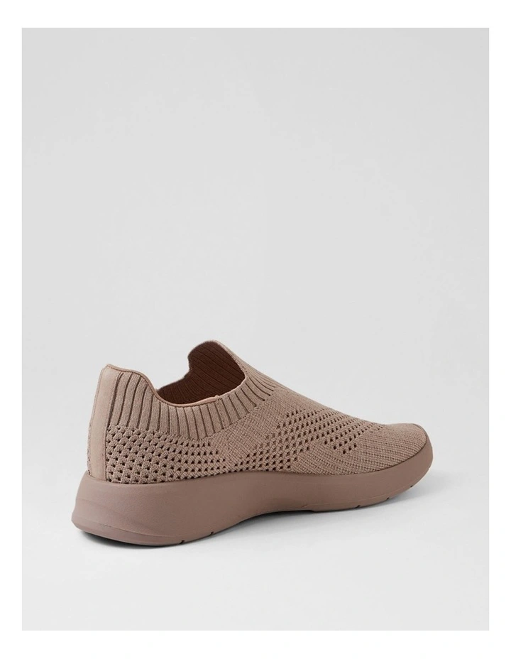 Tru Pace Taupe Taupe Sole Fabric Sneakers image 3