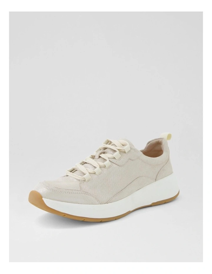 Tru Form Silver Suede Sneakers image 2