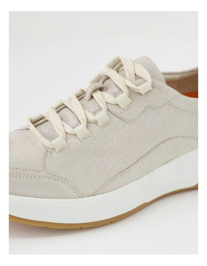 Tru Form Silver Suede Sneakers image 5