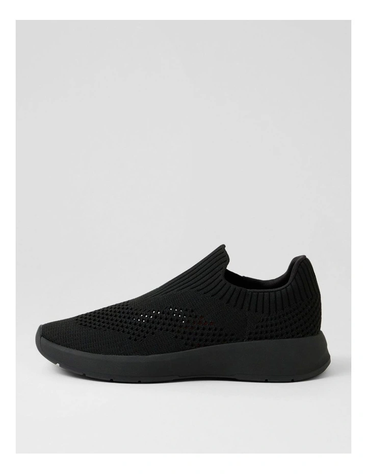 Tru Pace Black Knit Sneakers image 1