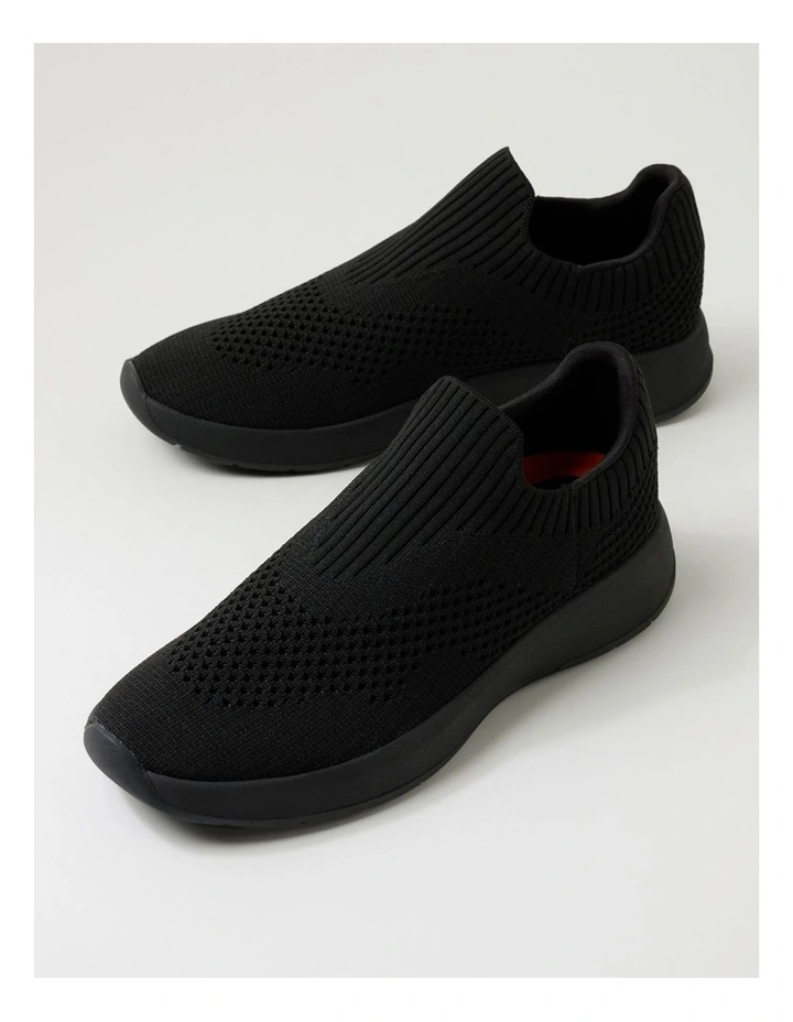 Tru Pace Black Knit Sneakers image 5
