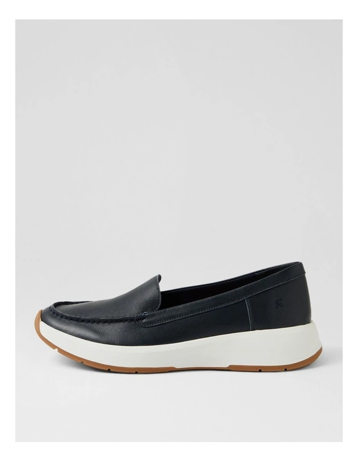 Tru Step Navy Leather Sneakers image 1