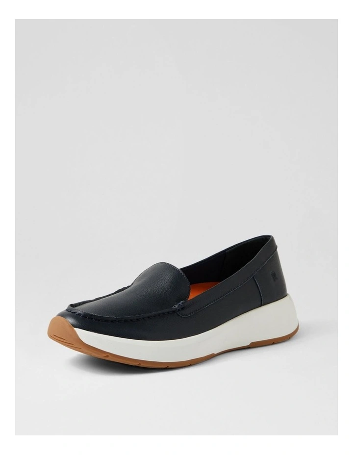 Tru Step Navy Leather Sneakers image 2