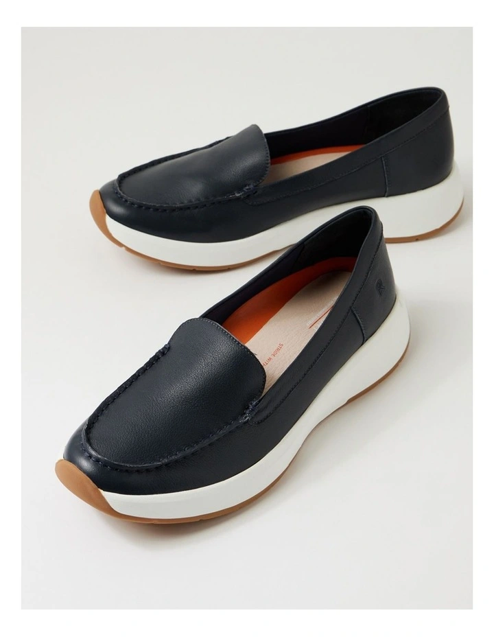 Tru Step Navy Leather Sneakers image 5