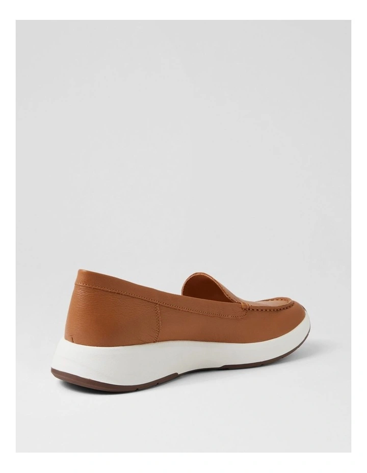 Tru Step Dark Tan Leather Sneakers image 3