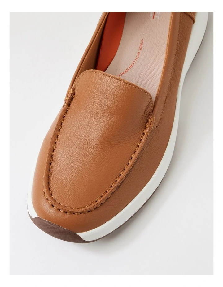 Tru Step Dark Tan Leather Sneakers image 4