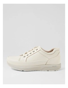 Prowalker White Leather Sneakers