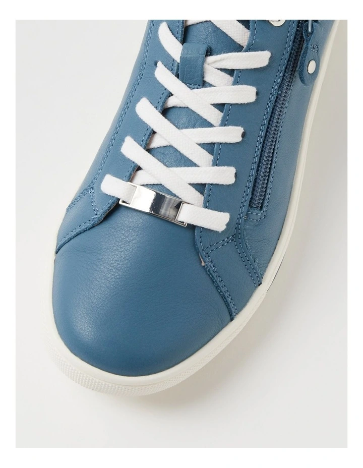 Evone Denim Leather Sneakers image 4