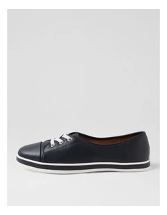 Augusts Navy Leather Sneakers