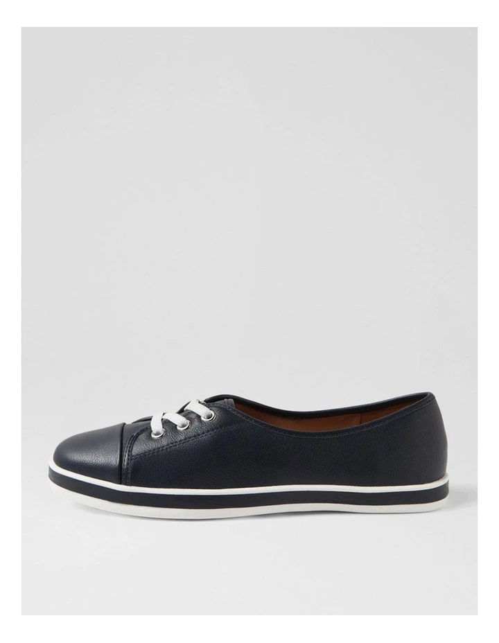 Augusts Navy Leather Sneakers image 1