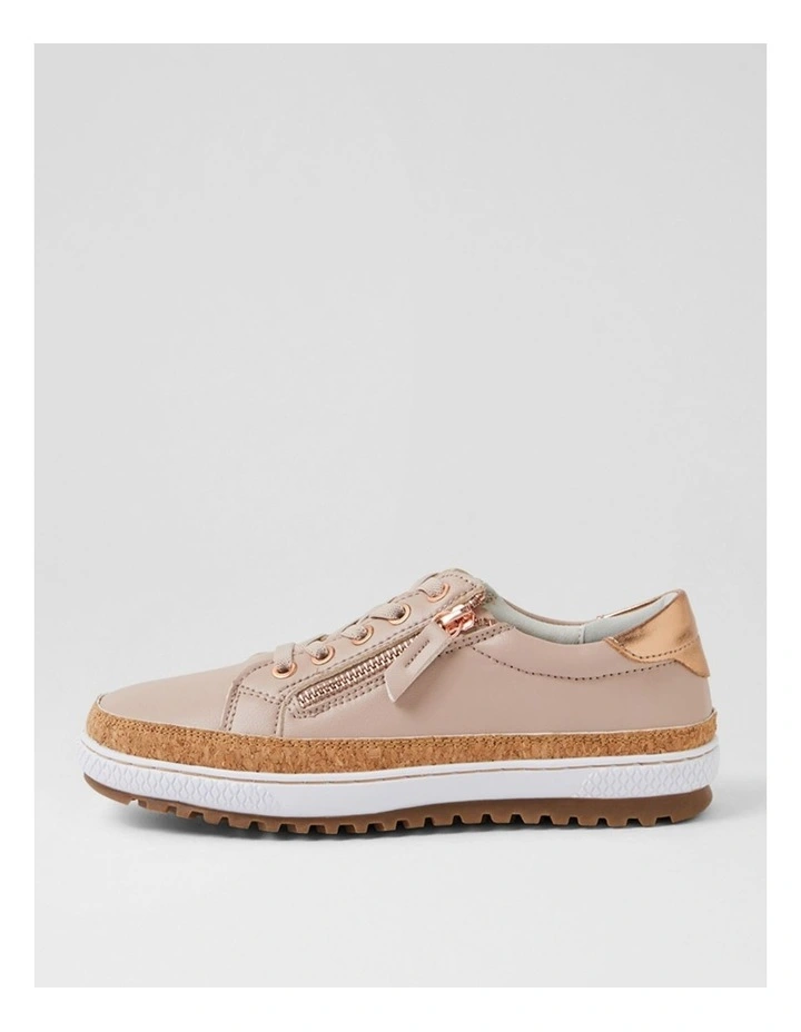 Gimmor Nude Smooth Sneakers image 1