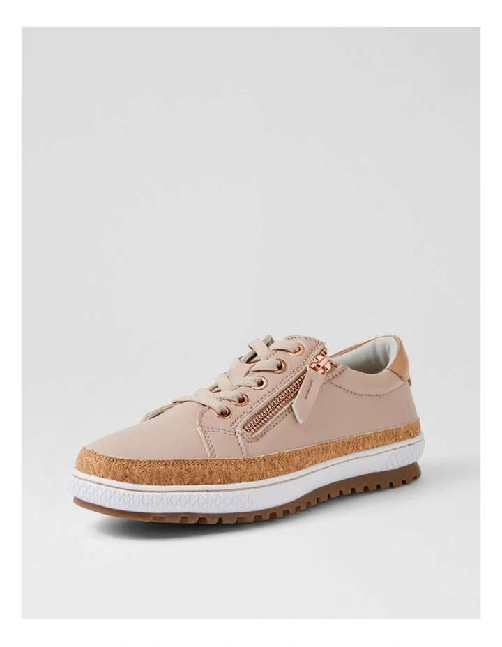 Gimmor Nude Smooth Sneakers image 2