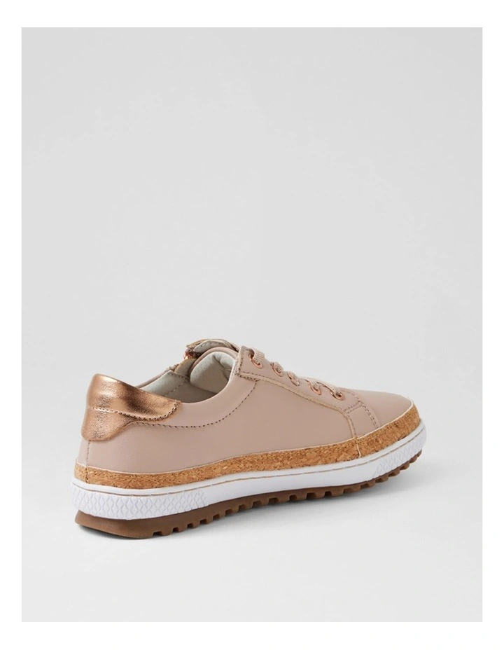 Gimmor Nude Smooth Sneakers image 3