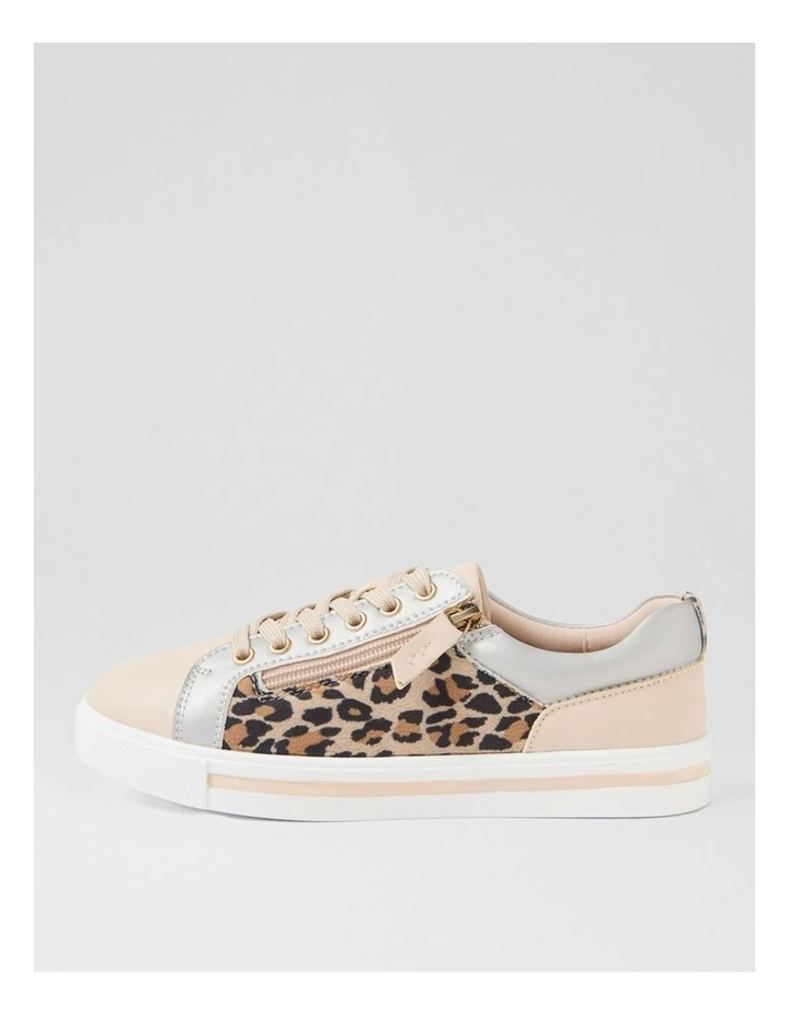 Keeked Nude Leopard Multi Sneakers image 1