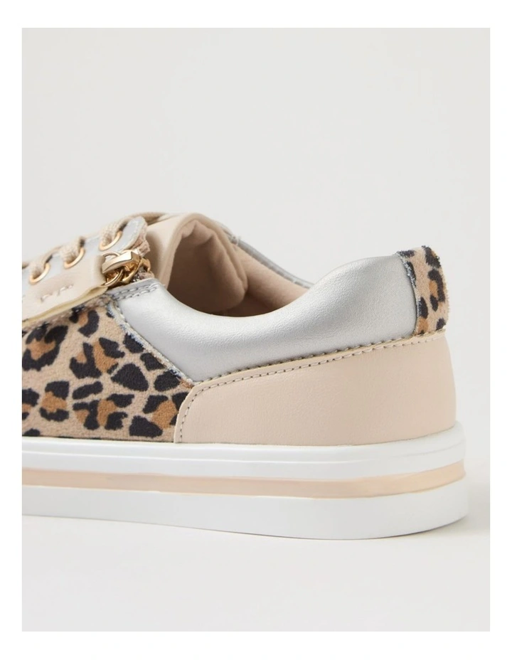 Keeked Nude Leopard Multi Sneakers image 5