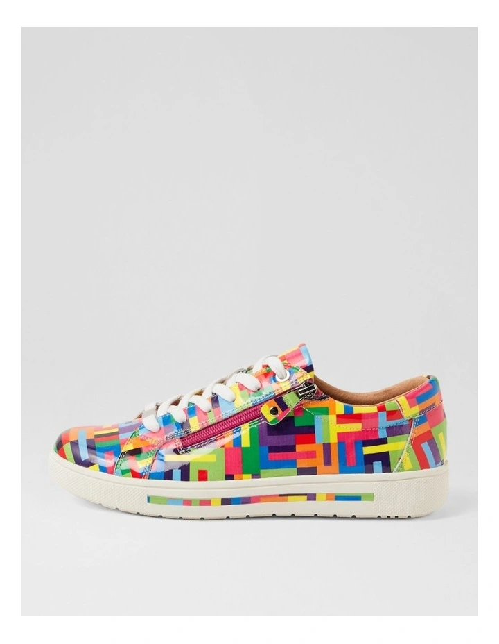 Evone Bright Multi Patent Leather Sneakers image 1