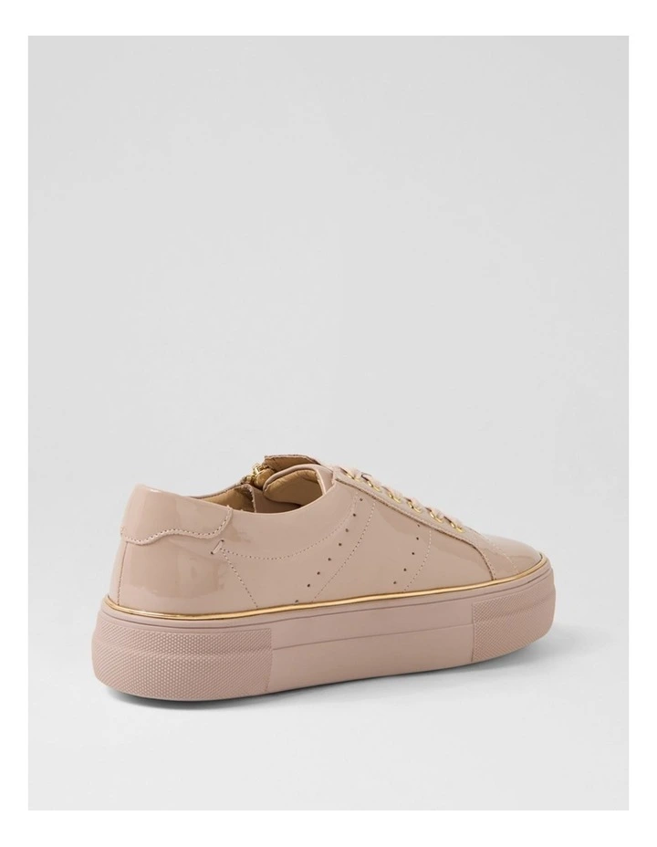 Skillex Taupe Patent Pu Sneakers image 3