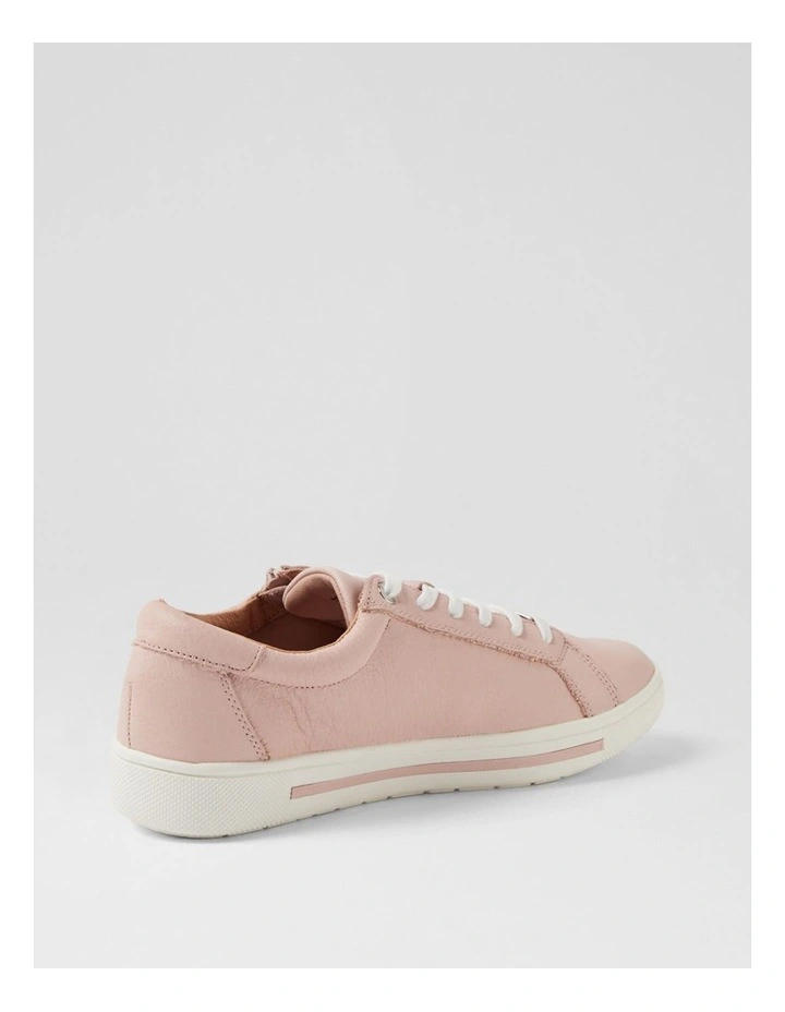 Evone Dusty Pink Leather Sneakers image 3