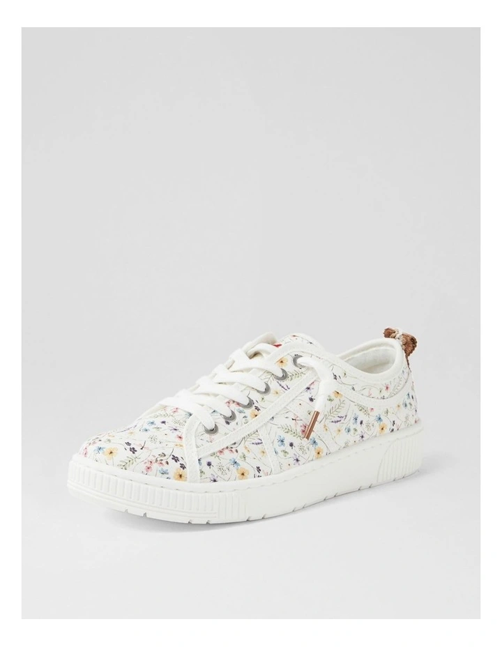 Isaiah White Ditzy Floral Canvas Sneakers image 2