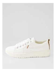 Isaiah White Recycled Canvas Sneakers