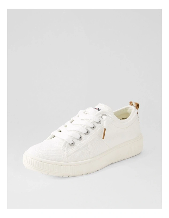 Isaiah White Recycled Canvas Sneakers image 2