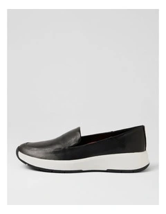 Tru Ep Black Leather Sneakers