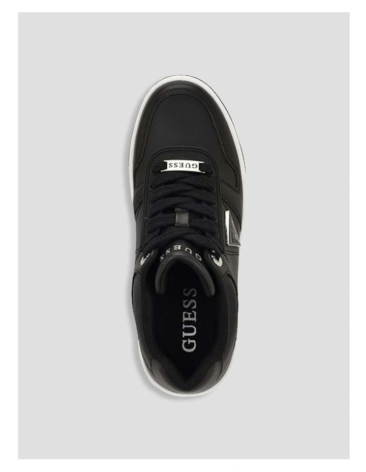 Rozinn Platform Wedge Sneakers in Black image 5