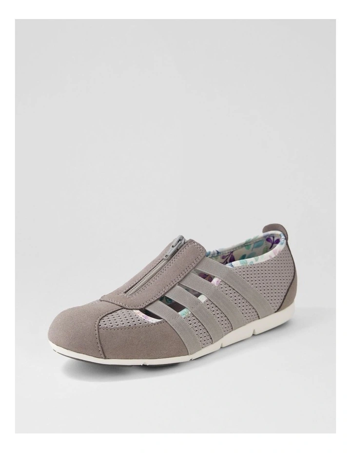 Scottie Light Grey Lilac Field Lining Mesh Sneakers image 2