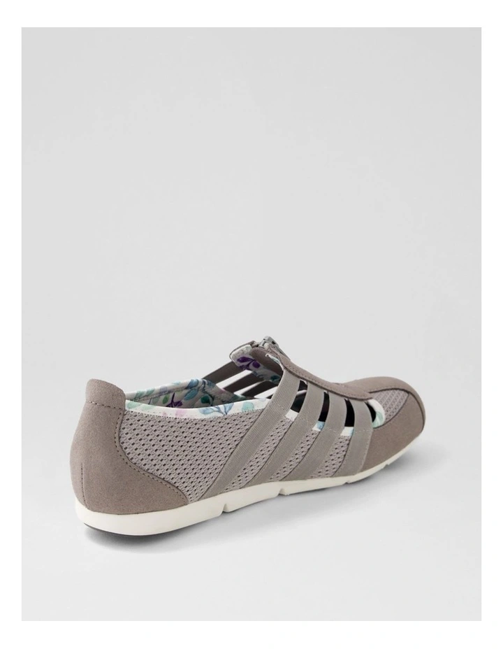Scottie Light Grey Lilac Field Lining Mesh Sneakers image 3