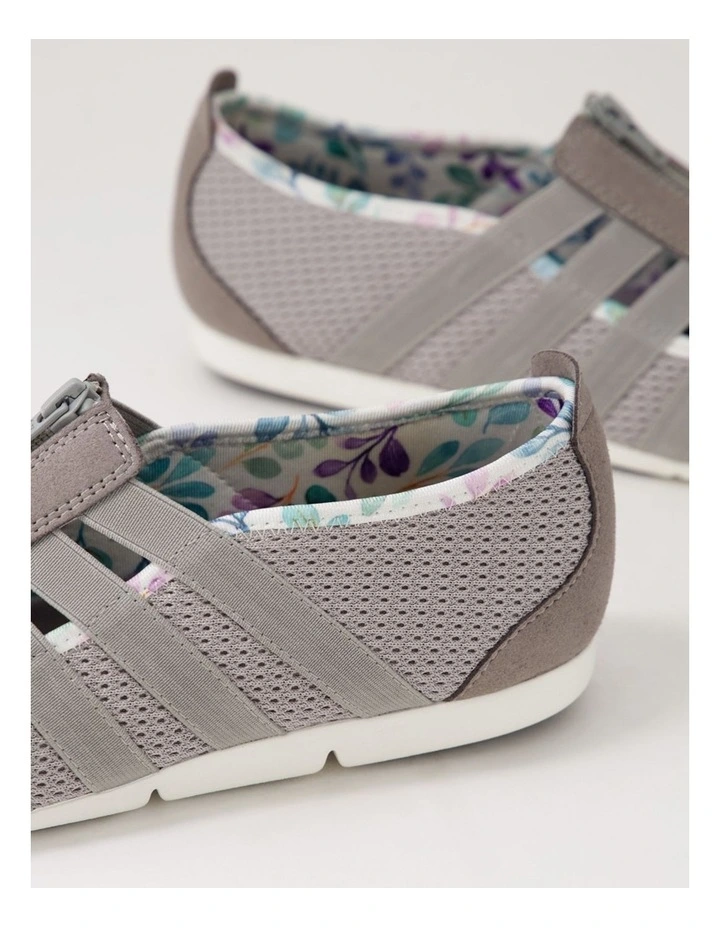 Scottie Light Grey Lilac Field Lining Mesh Sneakers image 5