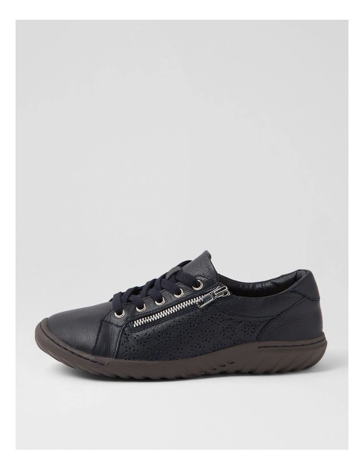Timmi Navy Leather Sneakers image 1