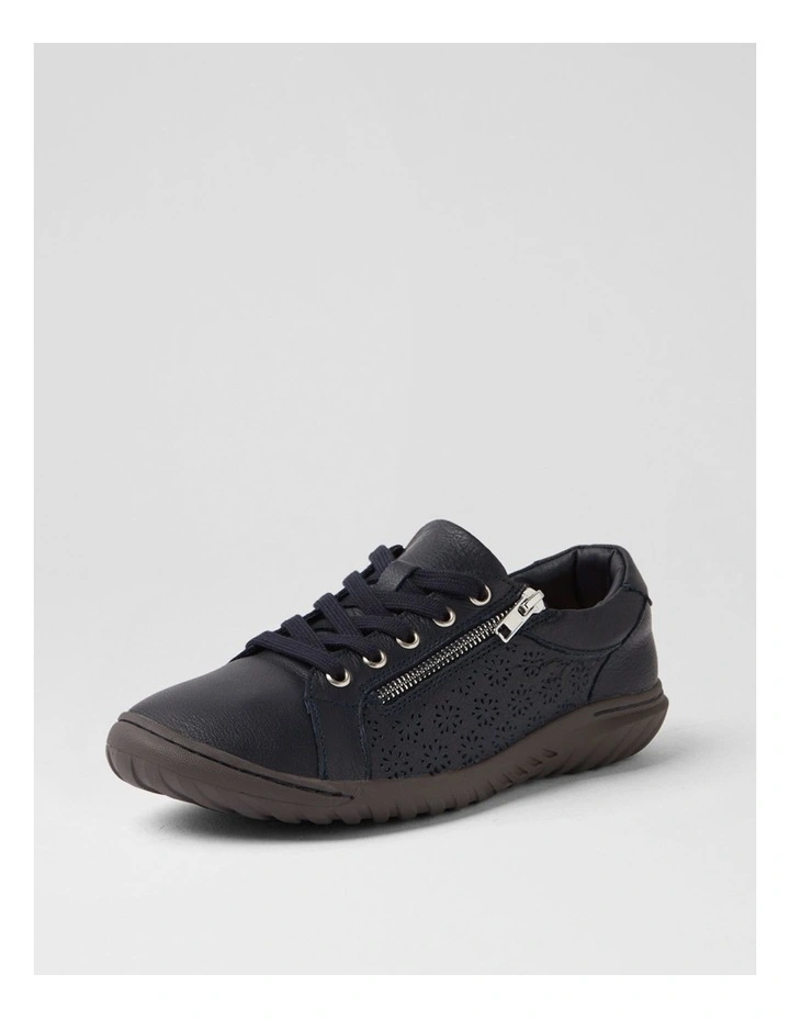 Timmi Navy Leather Sneakers image 2