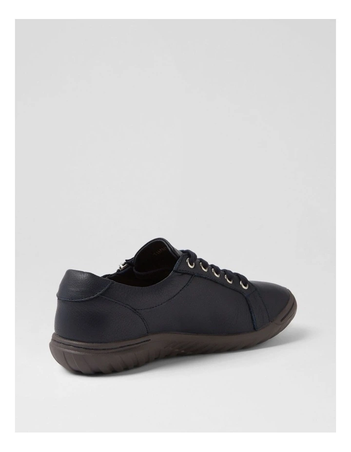 Timmi Navy Leather Sneakers image 3