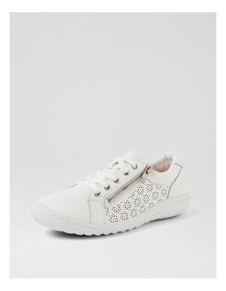 Timmi White Leather Sneakers image 2