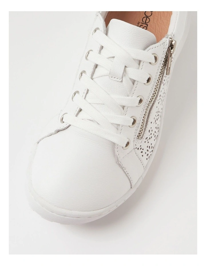 Timmi White Leather Sneakers image 4