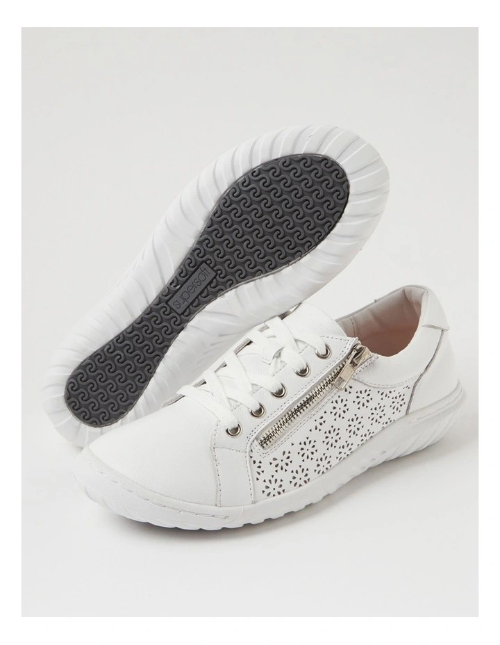 Timmi White Leather Sneakers image 5