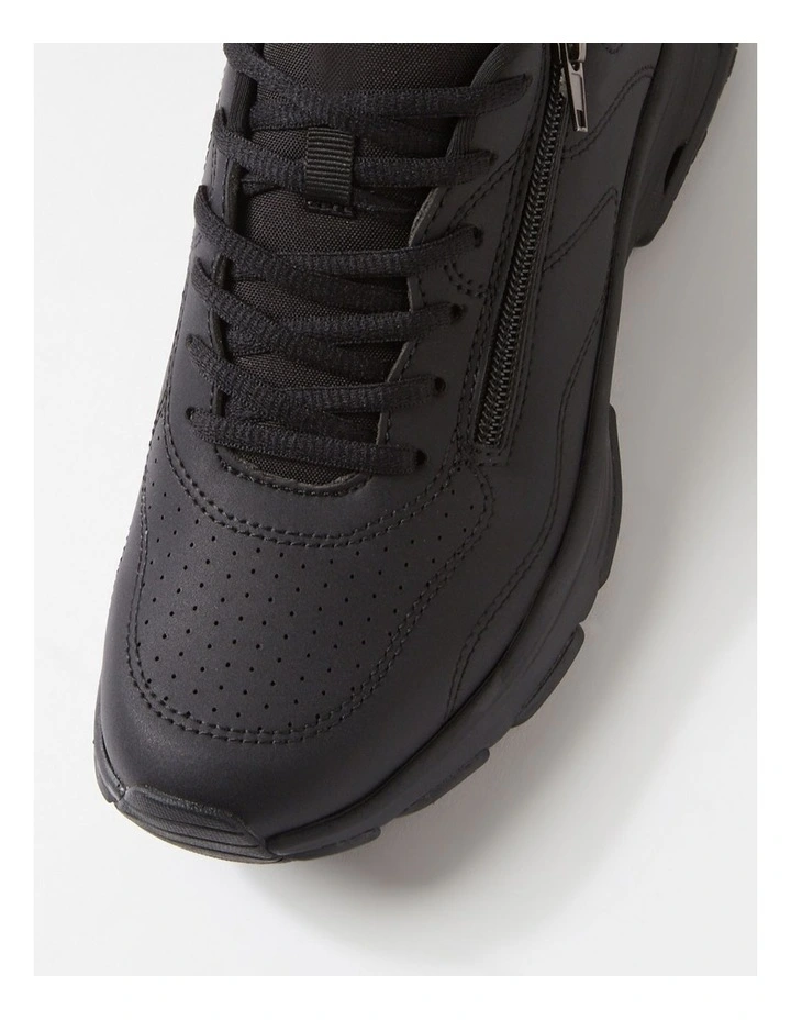 Willin Black Fabric Sneakers image 4